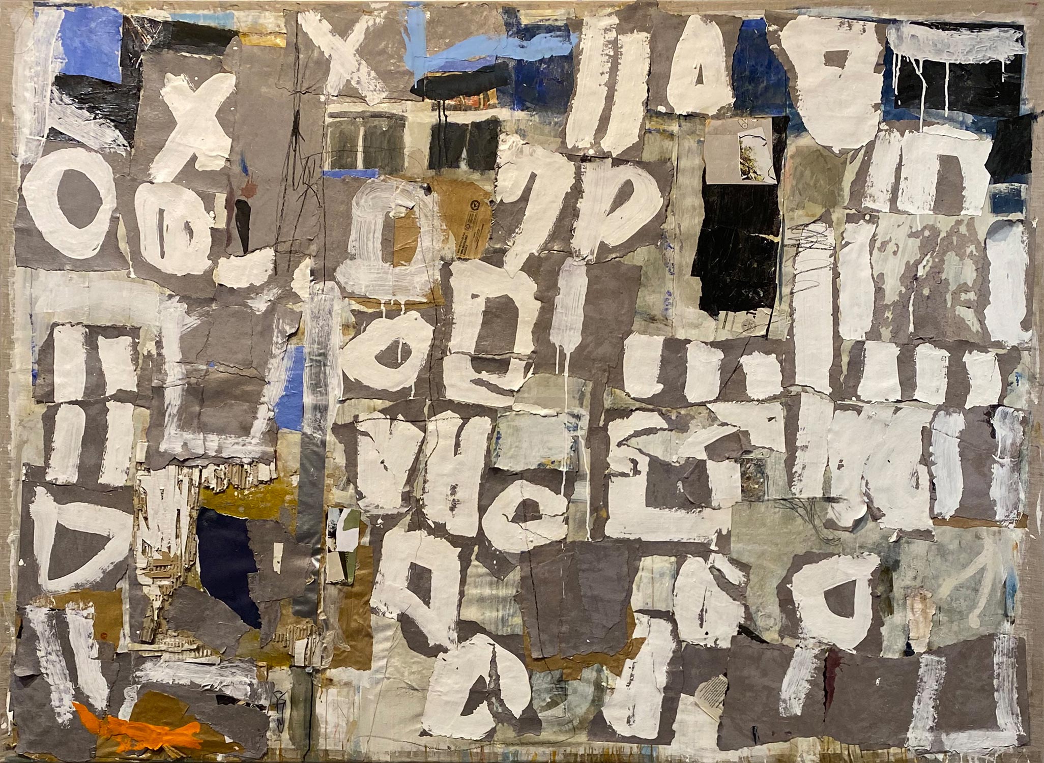 "Recycled" · 145 x 200 cm · Mischtechnik auf Leinwand 2020