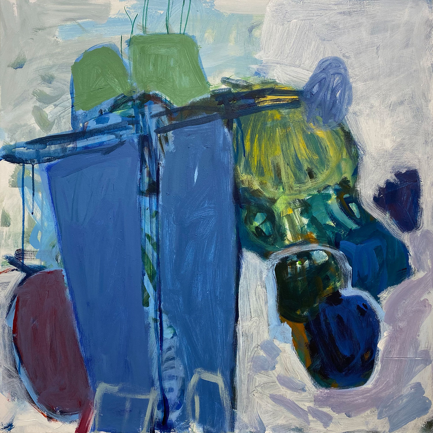 "Balanza" · 90 x 90 cm · Acryl auf Leinwand 2021