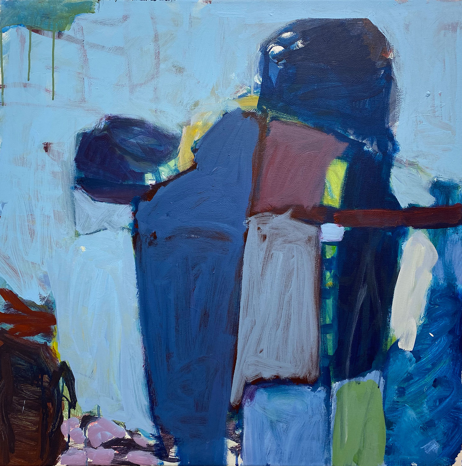 "Edeficio" · 90 x 90 cm · Acryl auf Leinwand 2021