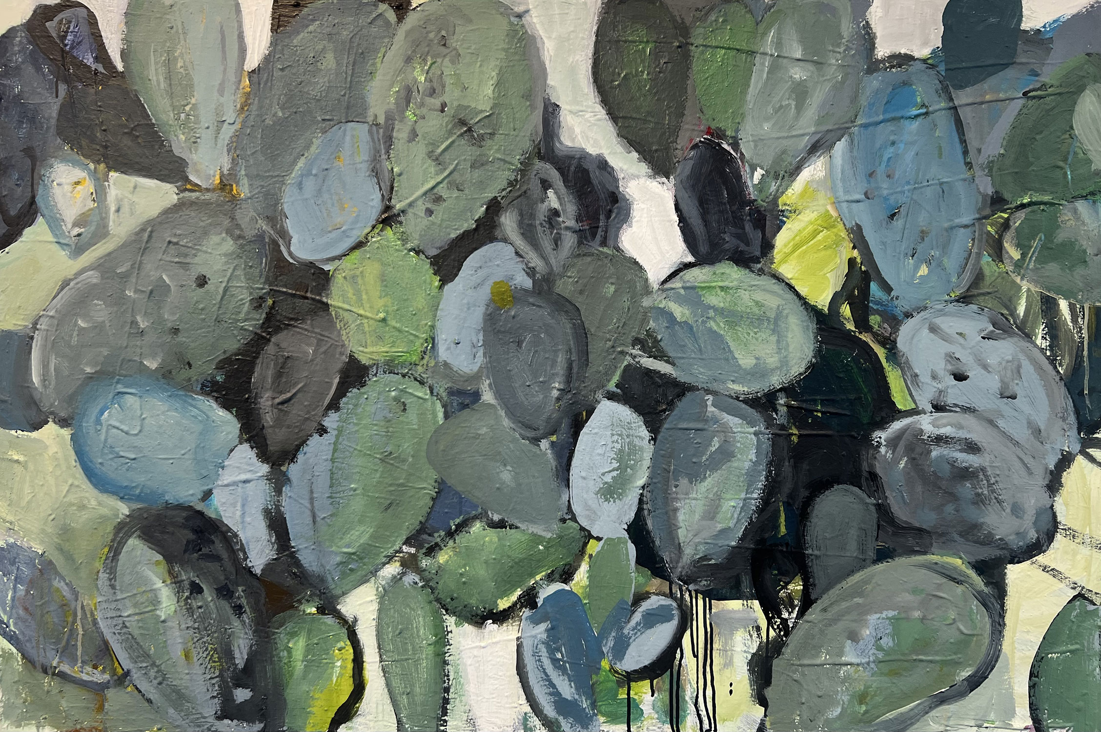 "Orejas" · 80 x 120 cm · Acryl auf Leinwand 2022