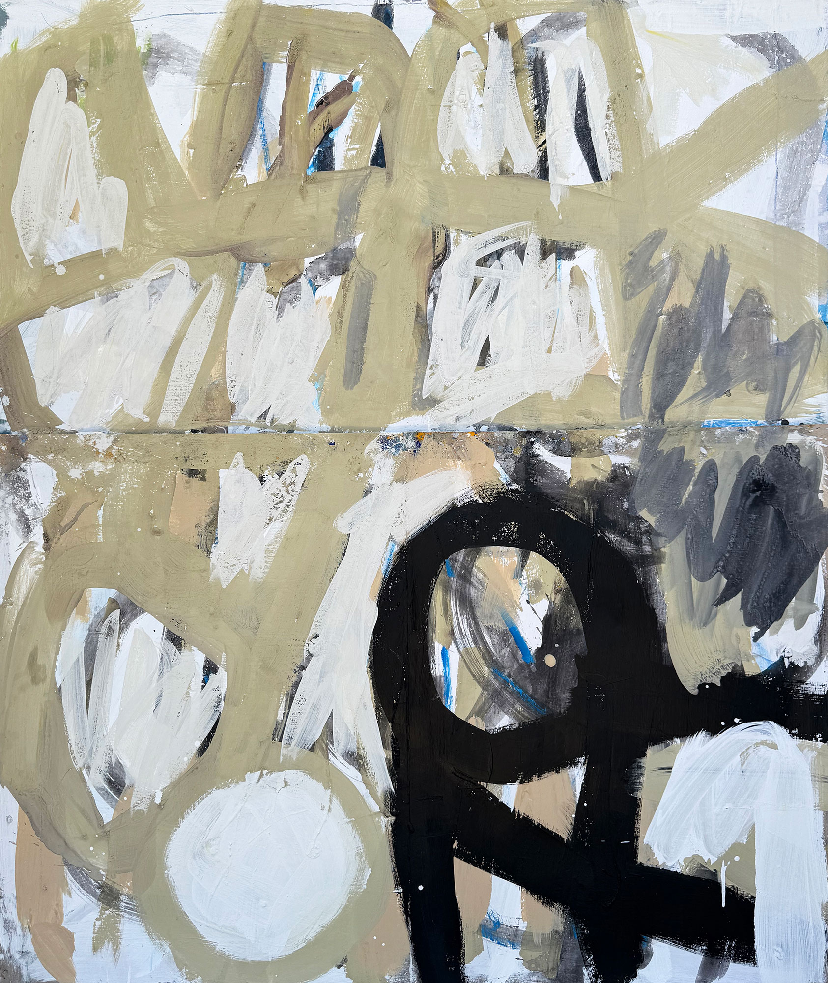 Malerei "Network" mit Acryl auf  Leinwand