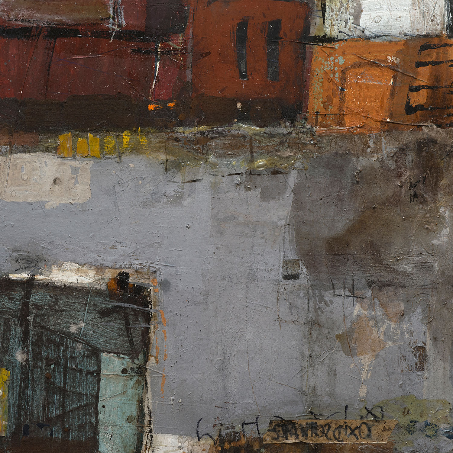 "M/S Shanghai" · 80 x 80 cm · Acryl on canvas · 2012