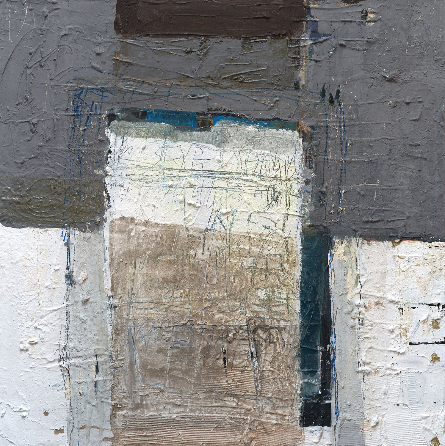 "Winchester" · 100 x 100 cm · Acryl on canvas · 2013