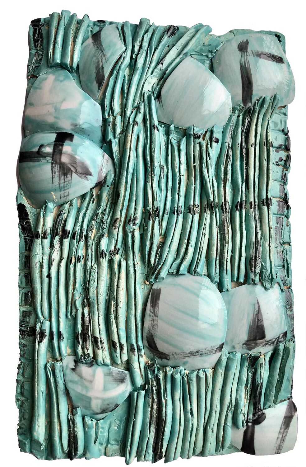 "Coraly" · wall relief · 33 x 22 cm · ceramic 2021