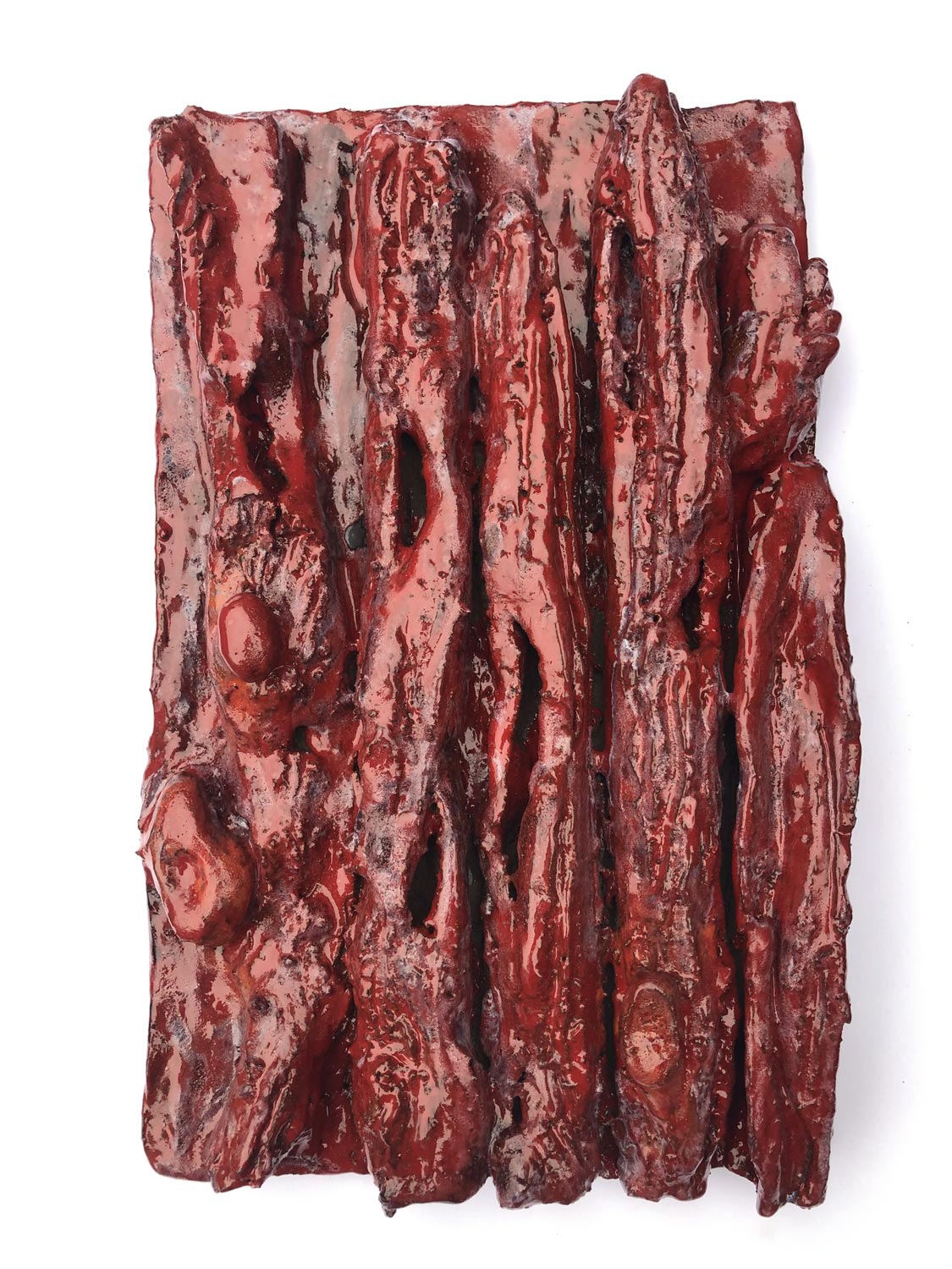 "Sangre" · wall relief · 33 x 22 cm · ceramic 2021