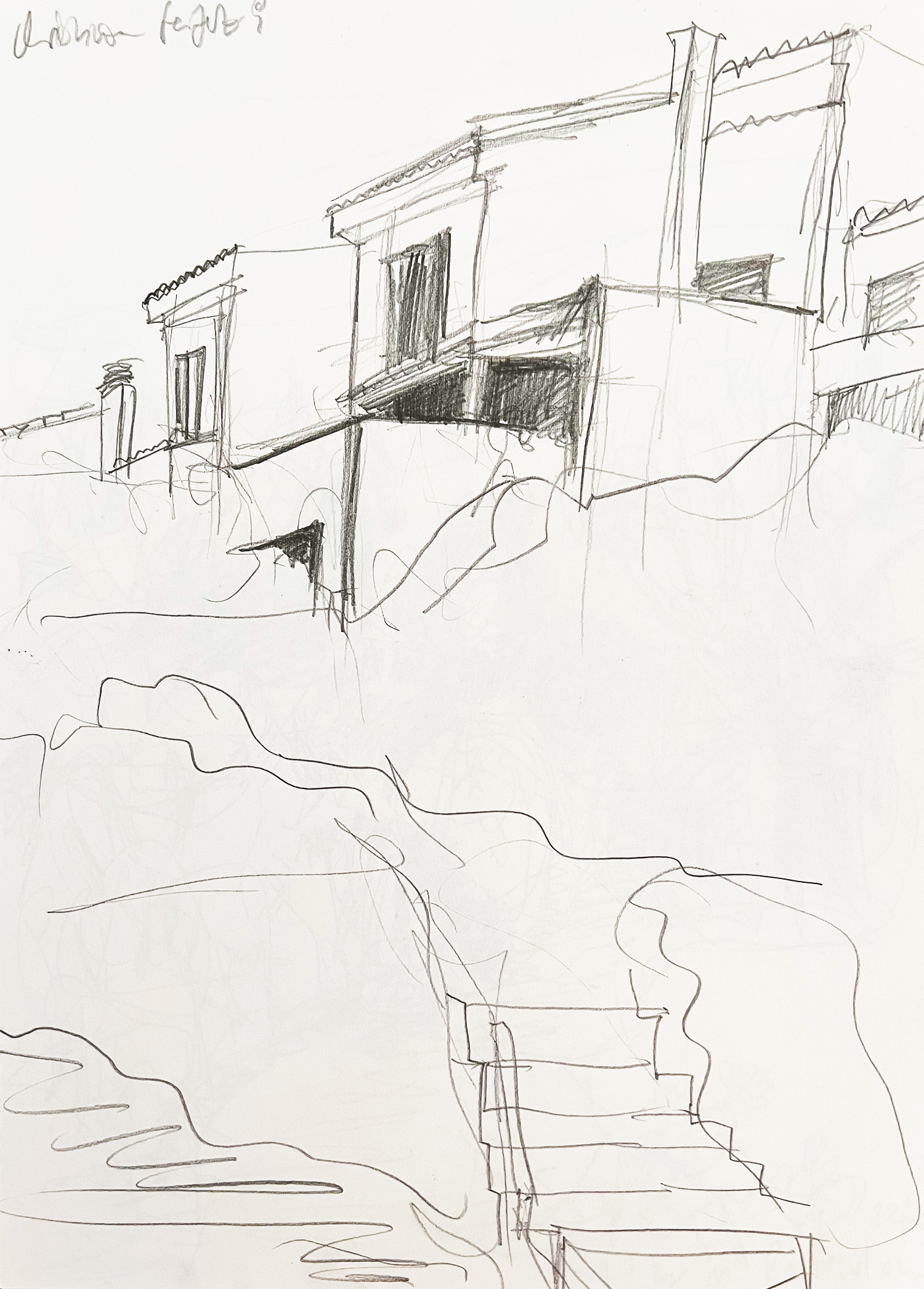 "ohne Titel" · A3 · Bleistift · 2023